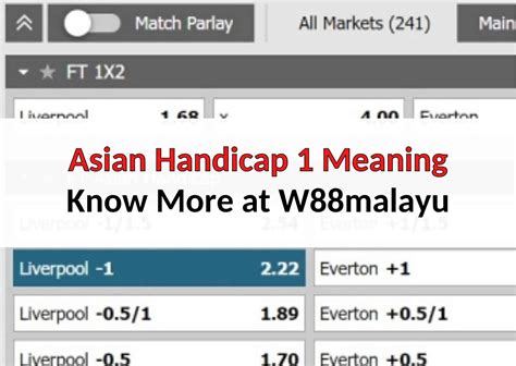 meaning of asian handicap